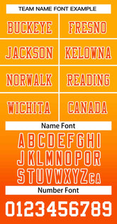 Custom Yellow Orange-White Gradient Fashion Personalized Team Football Jersey